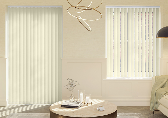 Crossweave, Beige - Vertical Blind - Image 3